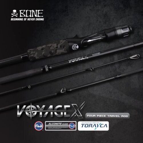 BONE Voyage X 7'2" Fast Baitcast PE 1-2 / 7-35 g