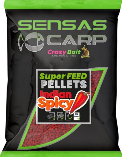 Sensas Pellet Super Feed Indian Spicy 650g 4mm