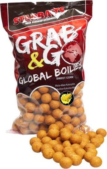 Starbaits Boilies Global Sweet Corn 800g 20mm