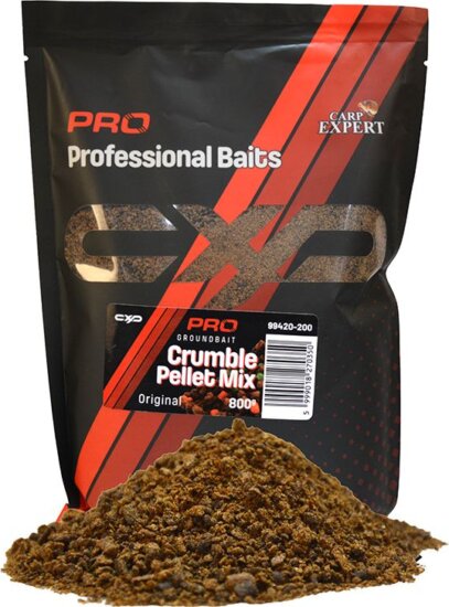 Carp Expert Pro Groundbait Crumble Pellet Mix 800g Original