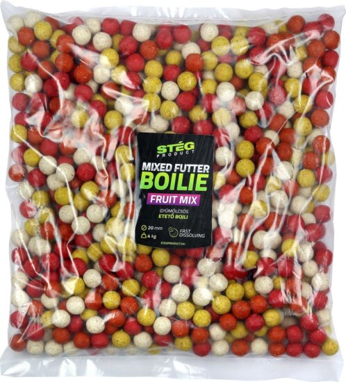 Stég Mixed Futter Boilie 4kg Fruit Mix