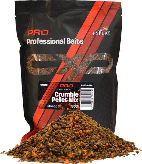 Carp Expert Pro Groundbait Crumble Pellet Mix 800G Mango
