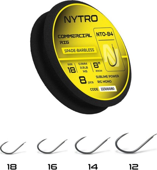 Nytro Nto4 Commercial Előkötött Szakáll Nélüli Előke 20 Cm 18/0,11mm