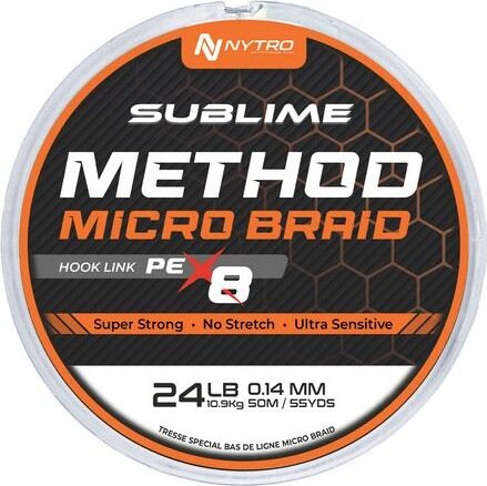 Nytro Sublime Pe-X8 Method Fonott Előkezsinór 50M 0,06mm