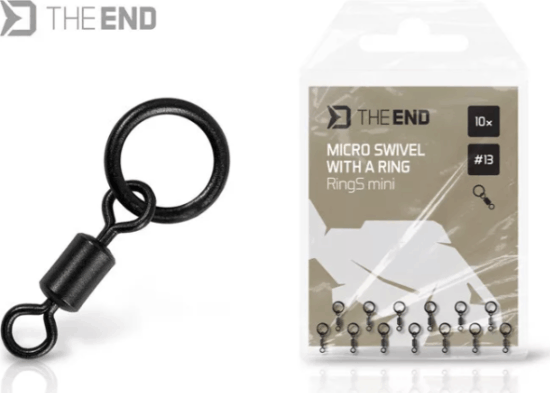 Delphin TheEND RingS mini mikro forgó karikával / 10db (#13)