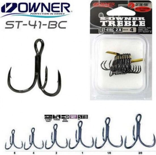 OWNER ST-41BC 2X hármashorog - 6