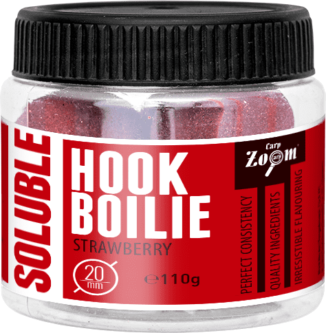 CZ Oldódó horog bojli, 20 mm, eper, 110 g