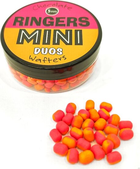 Ringers Mini Duos Wafter - Orange and Pink
