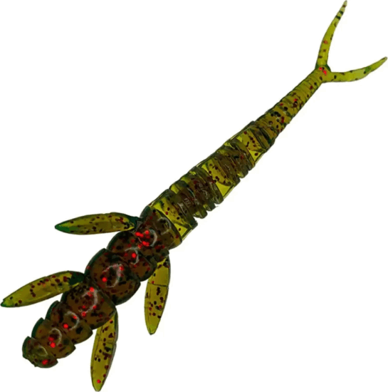 FISHUP Flit 2" (9pcs.), #019 - Motor Oil/Red