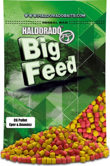 Haldorádó Big Feed - C6 Pellet - Eper&Ananász