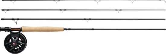 Greys FIN ROD, REEL & LINE COMBO 8FT 4LINE 4PC / 5/6 Reel / WF4F Line legyező szett