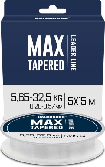 Haldorádó MAX TAPERED Leader 5x15 m - 0,20-0,57 mm dobóelőke