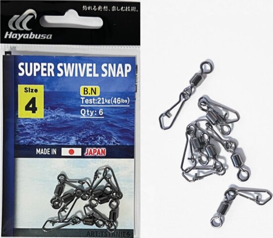HAYABUSA TSTANI SUPER SWIWEL SNAP 06 6DB 17KG