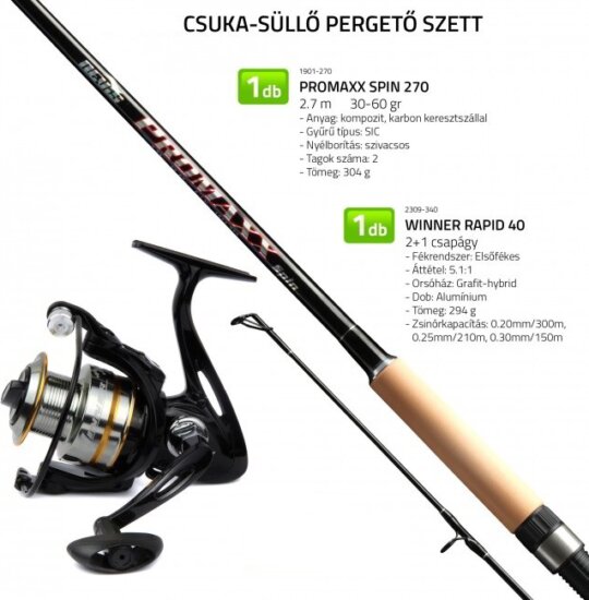 Nevis Csuka-Süllő szett 1901-270+ 2309-340