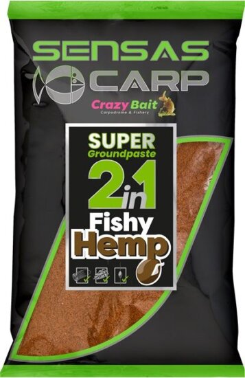 Sensas Paszta Super Groundpaste 2in1 Fishy Hemp 1kg