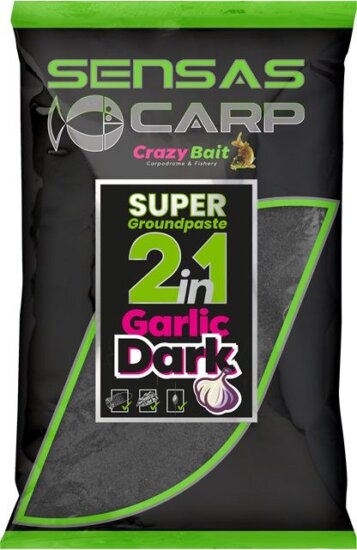 Sensas Paszta Super Groundpaste 2in1 Garlic Dark 1kg