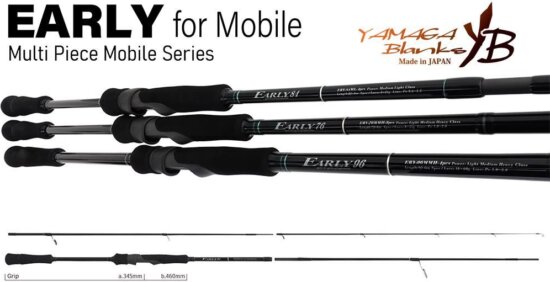 Yamaga Blanks Yamaga Early Mobile 84ml 2.54m 5-24g 4 Részes