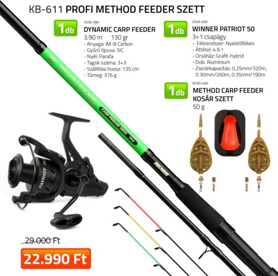 Nevis Profi method feeder szett