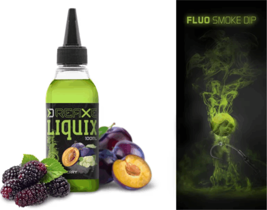 Delphin Fluo dip D SNAX LiquiX / 100ml (Szilva - Eperfa)