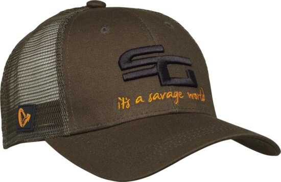 Savage Gear SG4 CAP ONE SIZE OLIVE GREEN kantáros vízhatlan nadrág