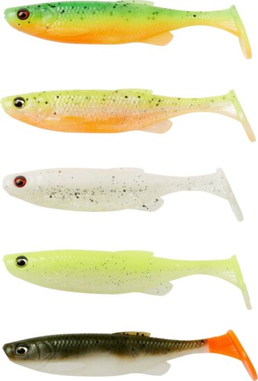 Savage Gear FAT MINNOW T-TAIL 9CM 7G DW MIX 5 Darab gumihal