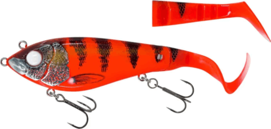 Savage Gear DEVIATOR TAIL 16.5CM/48G SS RED TIGER wobbler
