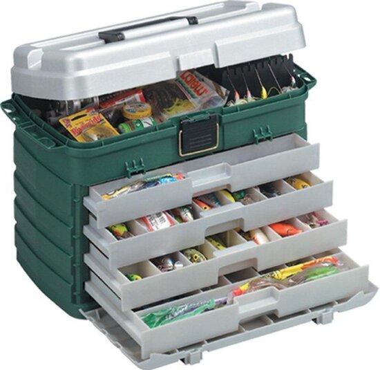 Plano Four-Drawer Tackle Box ; 52,7x29,2x35,3cm horgászdoboz