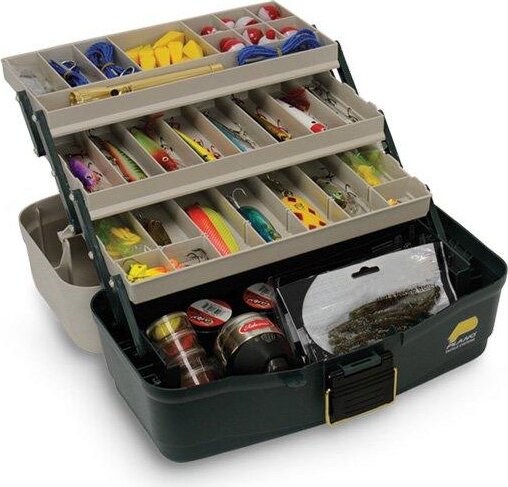 Plano Eco-Friendly Three-Tray Tackle Box ; 37,5x21,6x19,1cm horgászdoboz
