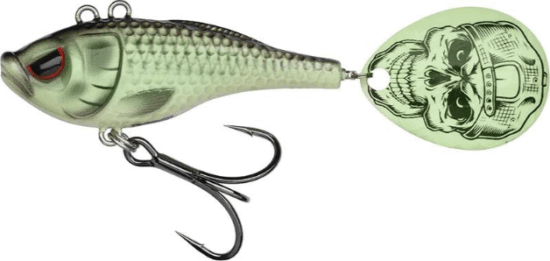 MADCAT SPIN TAIL 35G 10CM T2 GLOW-IN-THE-DARK tail spinner