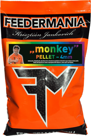 Feedermánia Etető Pellet, Monkey 4mm