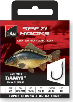 DAM SPEZI ROACH 12 0.14MM 1.5KG 60CM 10PCS