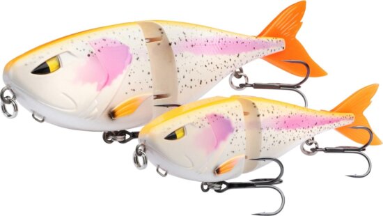 Berkley Zilla Jointed Glider 135 Albino Trout wobbler