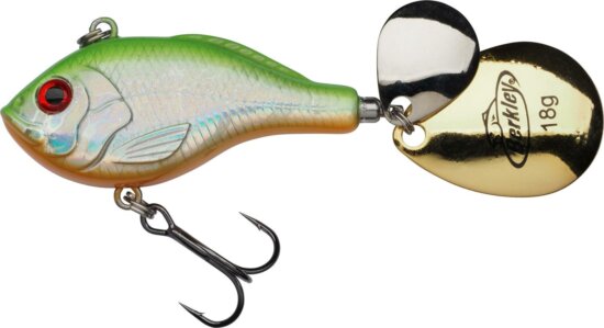 Berkley Pulse Spintail XL 18g Candy Lime tail spinner