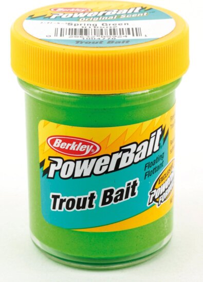 Berkley PowerBaitPowerBait® Biodegradable Trout Bait Spring Green plasztik csali