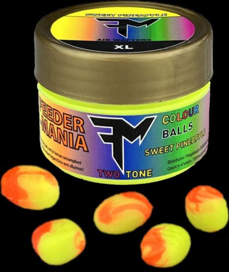 Feedermánia Colour Balls Two Tone Sweet Pineapple XL