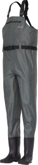Abu Garcia NYLON CHEST WADERS 44/45 DARK GREY