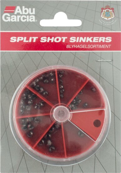Abu Garcia Assorted Split shot sinkers