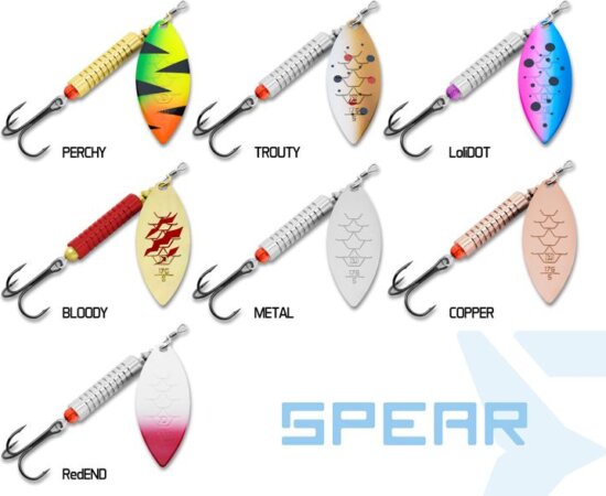 Delphin SPEAR Spinner körforgó (17g/méret.5/TROUTY)