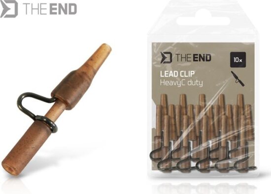 Delphin THE END HeavyC duty ólomkapocs / 10 db (Ground)