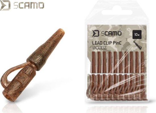 Delphin sCAMO PinC WOODZ ólom tartó kapocs 10 db