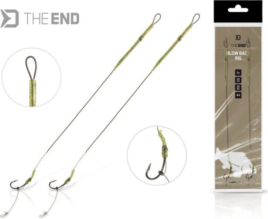 Delphin THE END Blow Back Rig / 2 db (20cm/25lbs/#4)