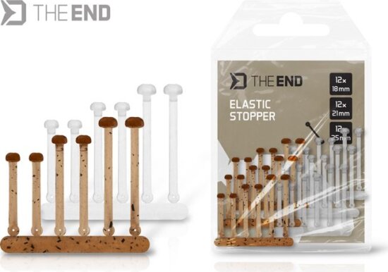 Delphin TheEND rugalmas stopper / 36 db (18, 21, 25 mm / Ground+Clear)