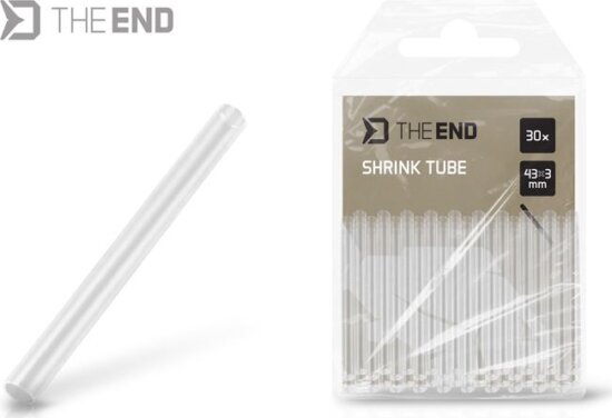 Delphin THE END zsugorcső / 30 db (43mm x 3mm / Clear)