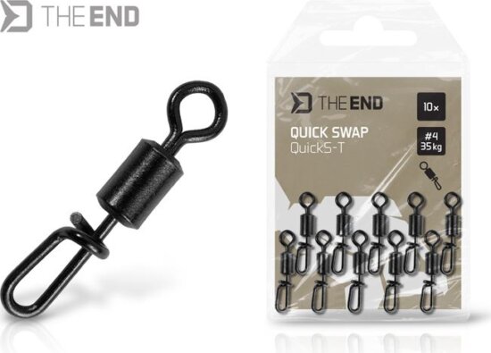 Delphin THE END QuickS-T gyorskapcsos forgó / 10 db (#4 / 35kg)