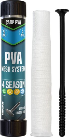Haldorádó Carp PVA Mesh System 25 mm - PVA háló csövön tömörítővel 5 m