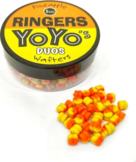 Ringers Yoyo Duos Orange and Yellow (5mm)