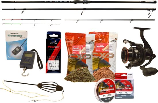 Carp Expert Max2 Dt 390 Method Feeder Szett Újdonság Csalikkal