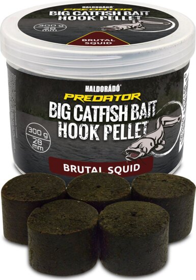 Haldorádó Catfish Bait Hook Pellet 28 mm - Brutal Squid