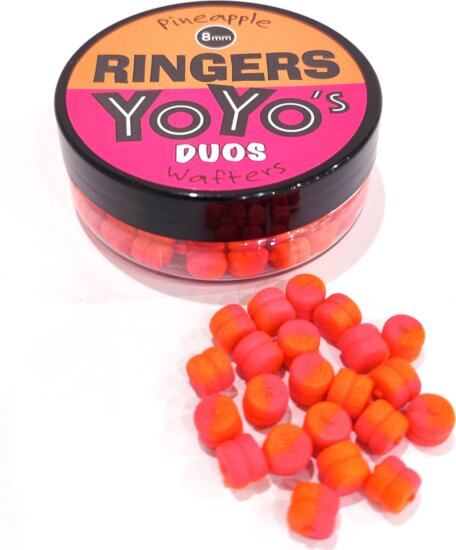 Ringers Yoyo Duos Orange and Pink (8mm)