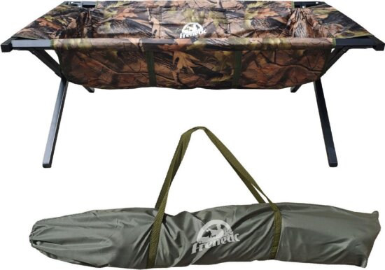 Frenetic állványos pontybölcső hordtáskával, oldalzsebbel 120*70*45cm terepszínű